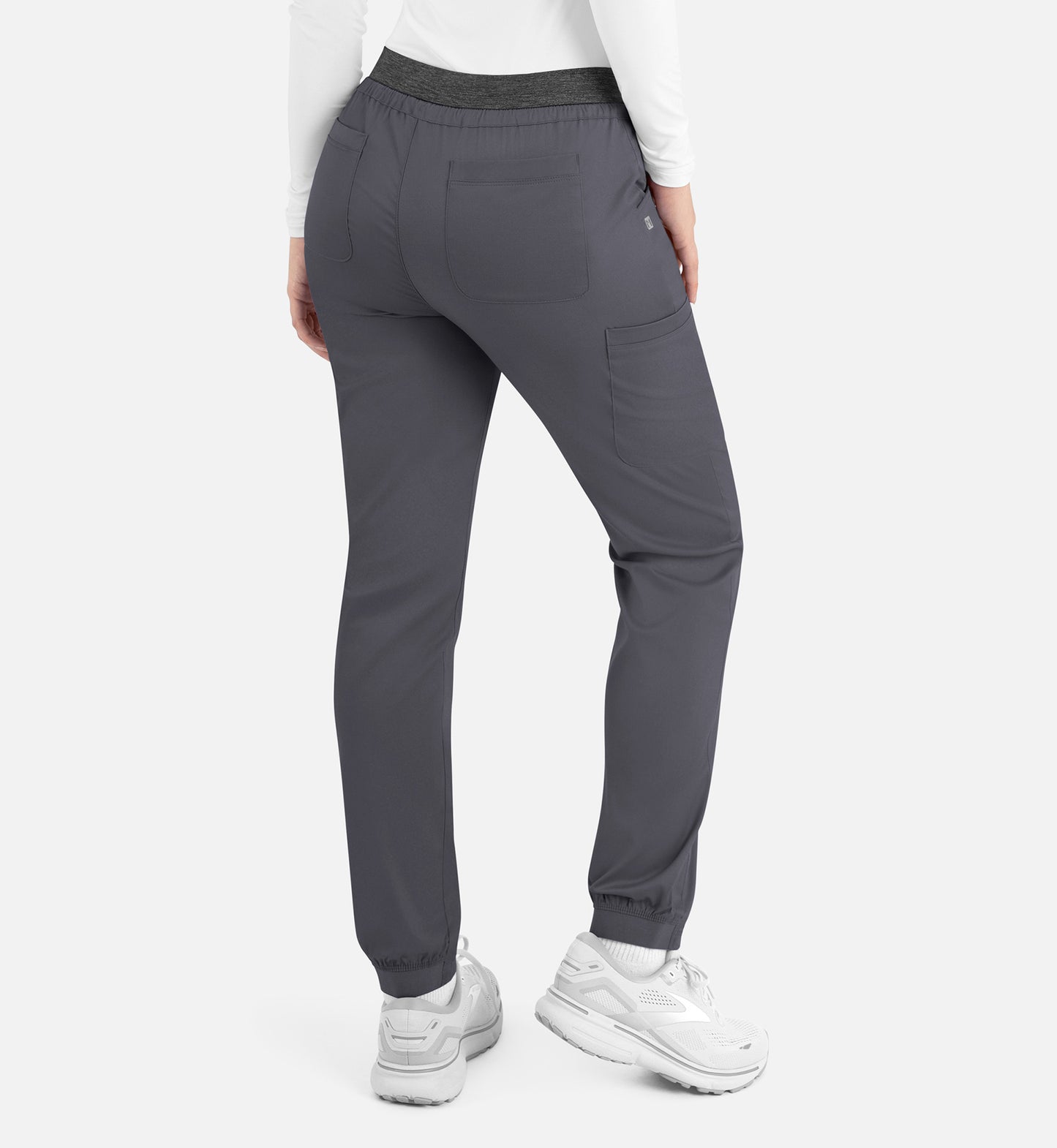 Matrix 6701 Women’s Contrast E-band Cargo Pant Pewter