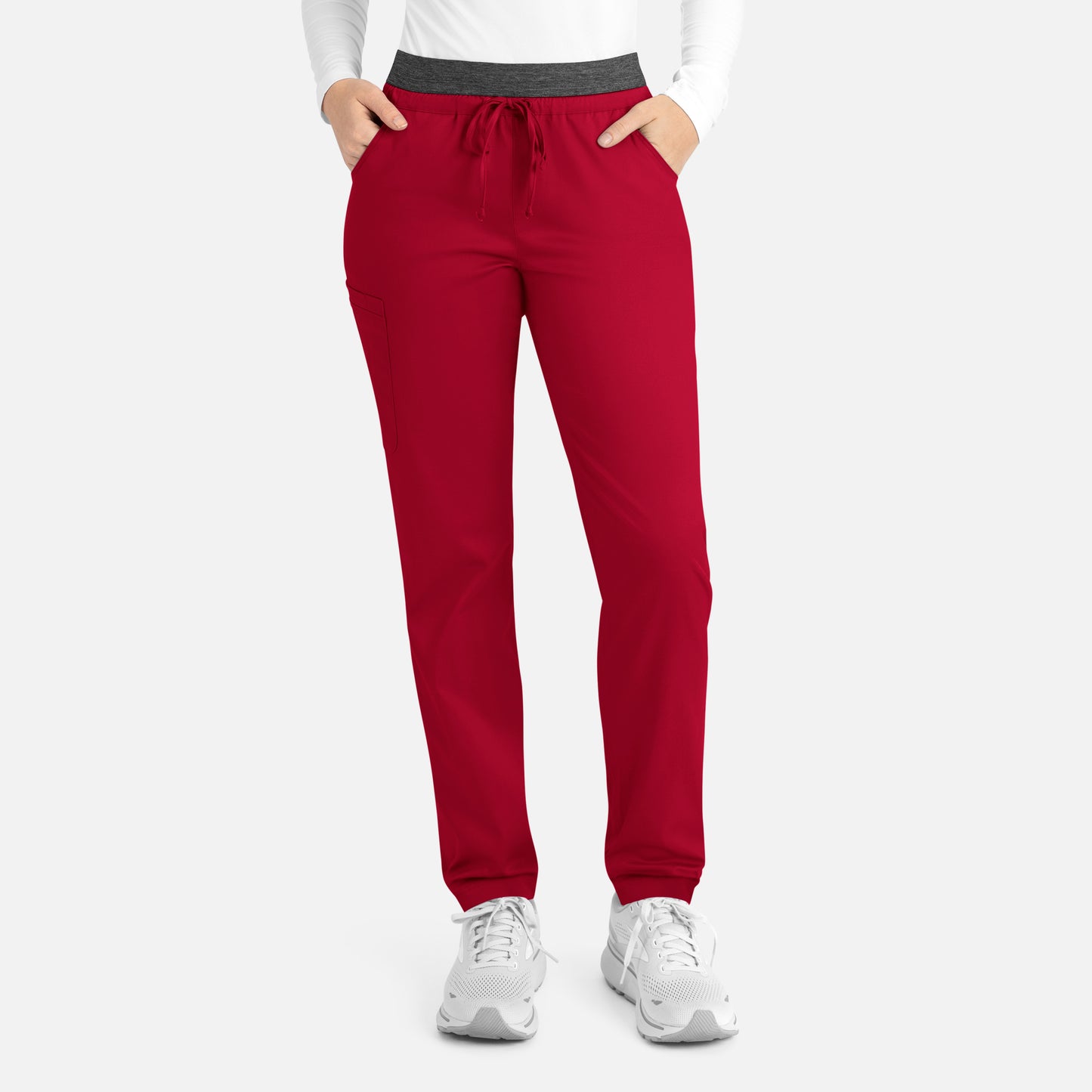 Matrix 6701 Women’s Contrast E-band Cargo Pant Red