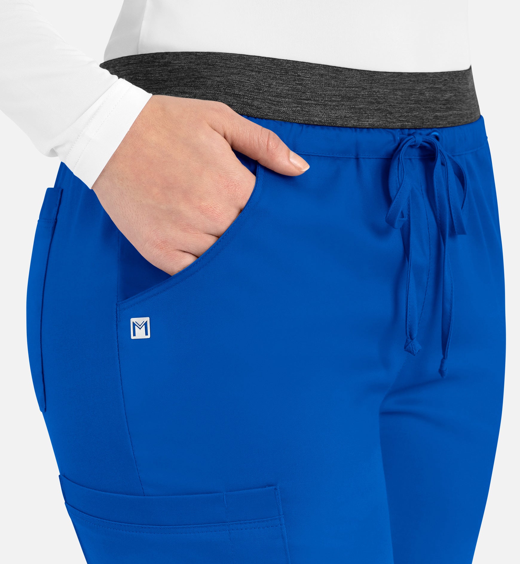 Matrix 6701 Women’s Contrast E-band Cargo Pant Royal Blue