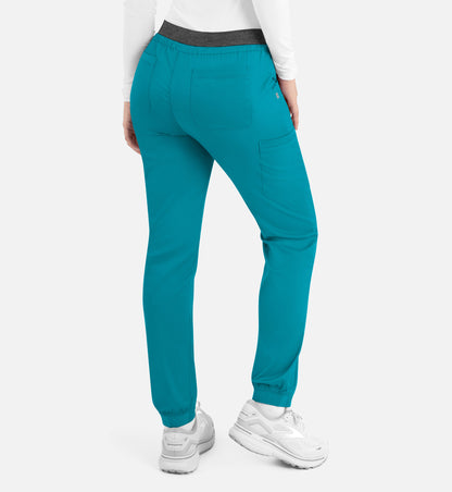 Matrix 6701 Women’s Contrast E-band Cargo Pant Teal