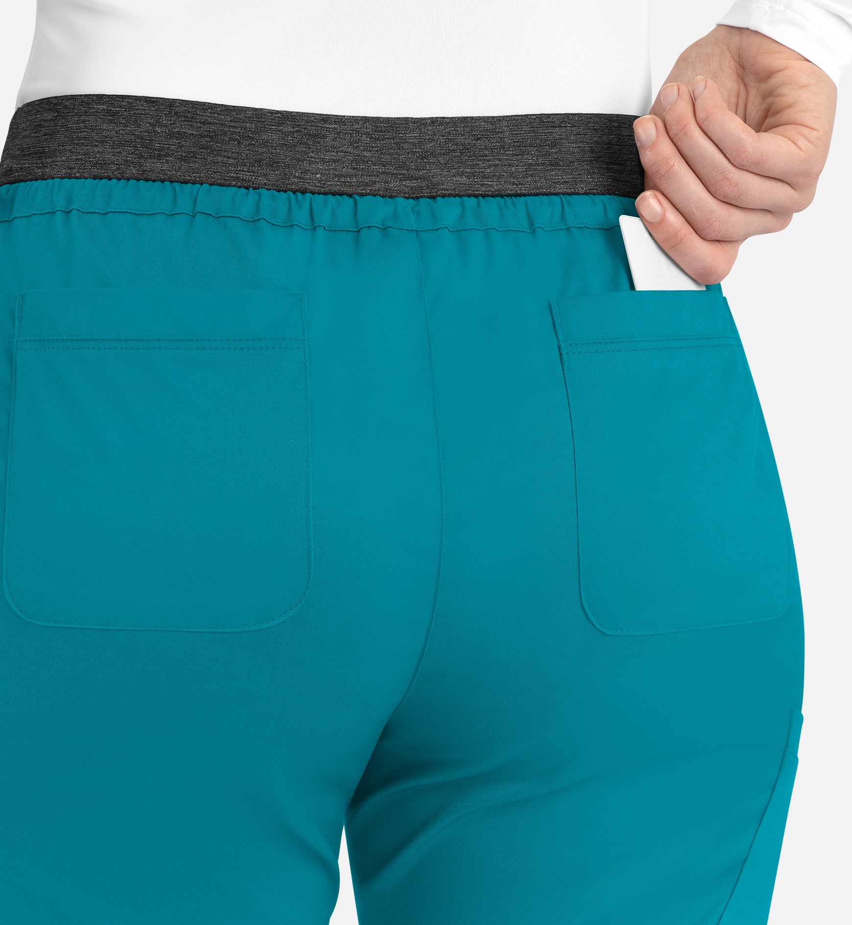 Matrix 6701 Women’s Contrast E-band Cargo Pant Teal