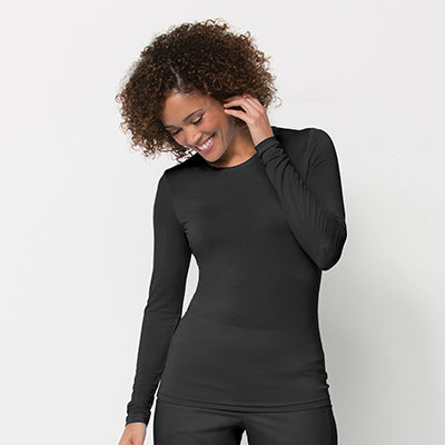 Knit 6709 COOLMAX Long Sleeve Under Scrub Tee