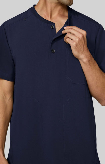 Next Gen Flex Forward Men's 3-Pocket Scrub Top Navy