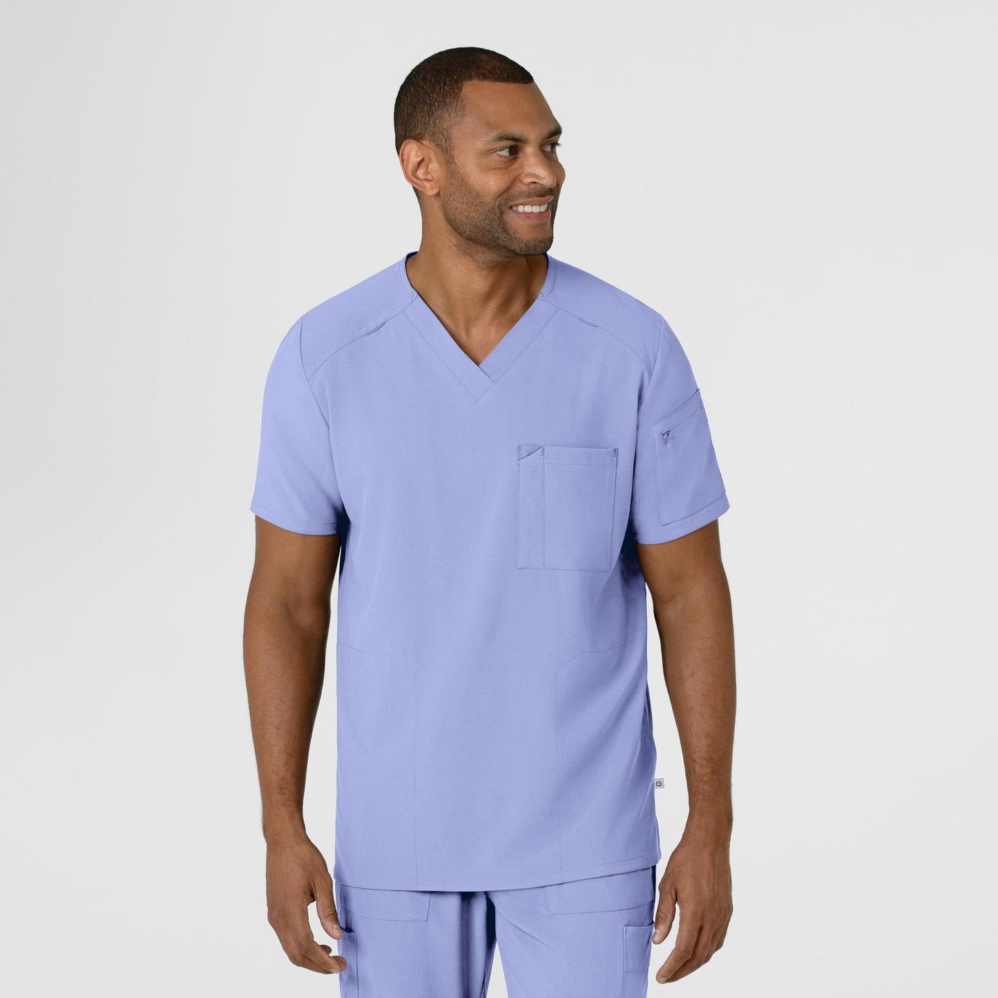 RENEW 6834 Men's V-Neck 5 Pocket Scrub Top