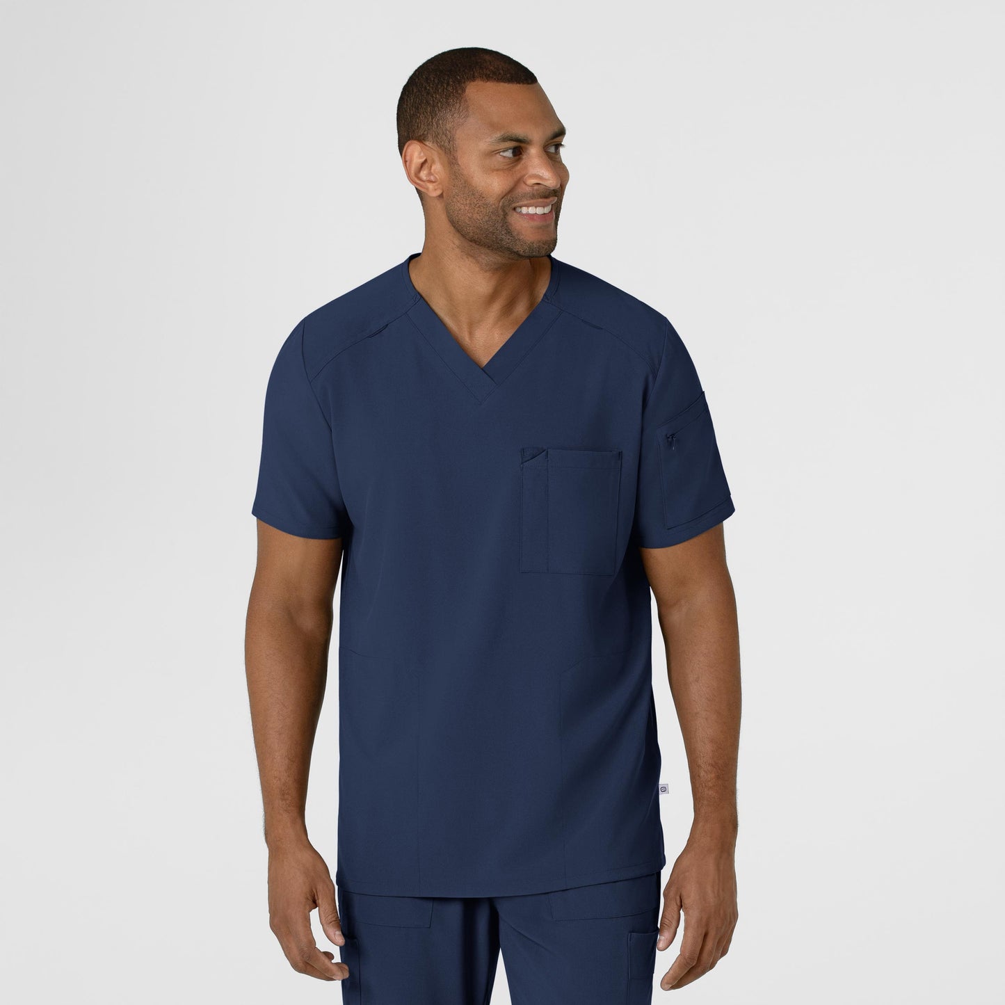 RENEW 6834 Men's V-Neck 5 Pocket Scrub Top