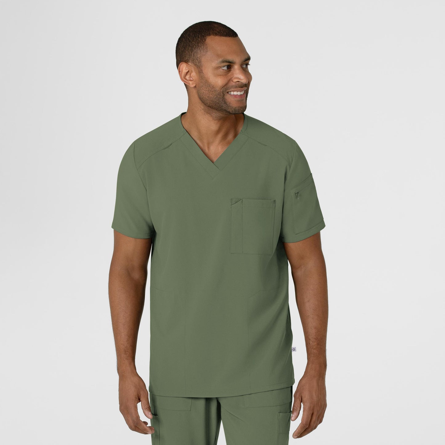 RENEW 6834 Men's V-Neck 5 Pocket Scrub Top