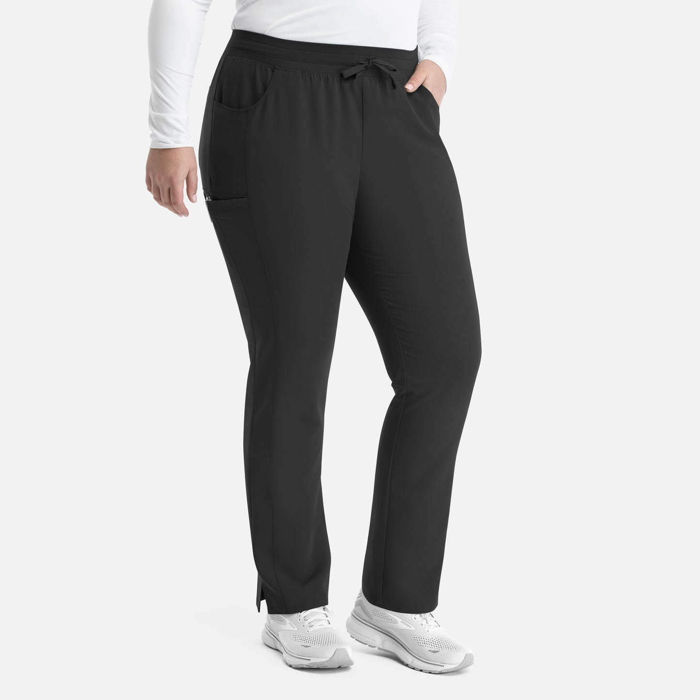 Matrix Pro 6901 Women’s Yoga Waistband Tapered Pant Black