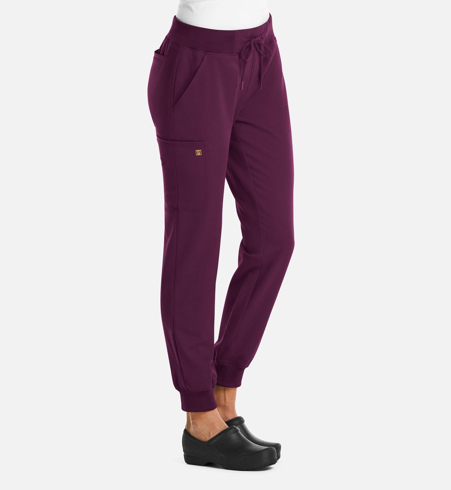 Matrix Pro 6903 Women's Full Waist Jogger Wine