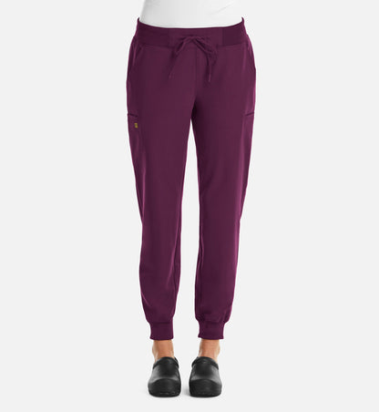 Matrix Pro 6903 Women's Full Waist Jogger Wine