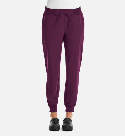 Matrix Pro 6903 Women's Full Waist Jogger Wine