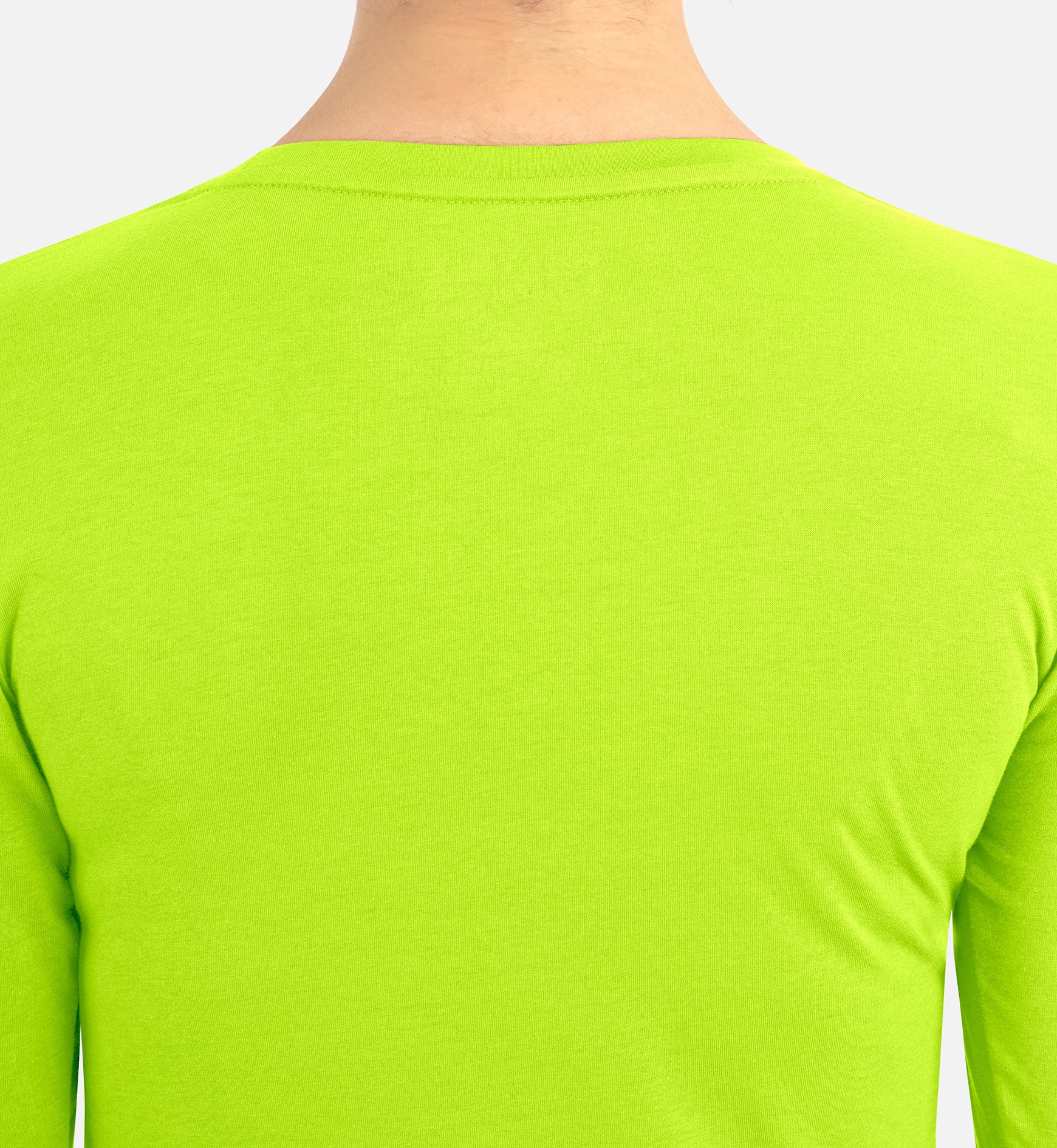 BESTEE 6909 Women’s Basic Long Sleeve Underscrub Tee Acid Lime