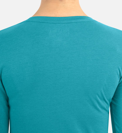 BESTEE 6909 Women’s Basic Long Sleeve Underscrub Tee Real Teal