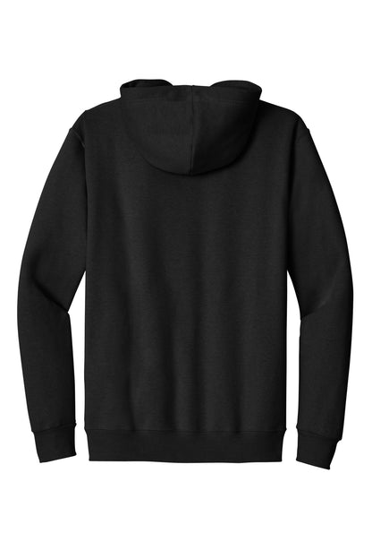 Jerzees Eco Premium Blend Pullover Hooded Sweatshirt 700M Black Ink Heather