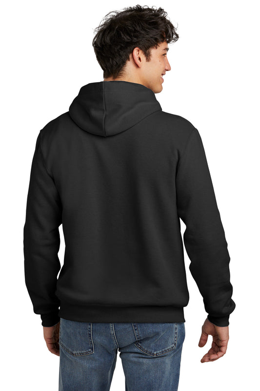 Jerzees Eco Premium Blend Pullover Hooded Sweatshirt 700M Black Ink Heather