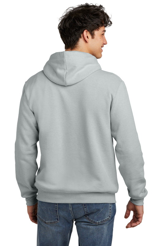 Jerzees Eco Premium Blend Pullover Hooded Sweatshirt 700M Frost Grey Heather