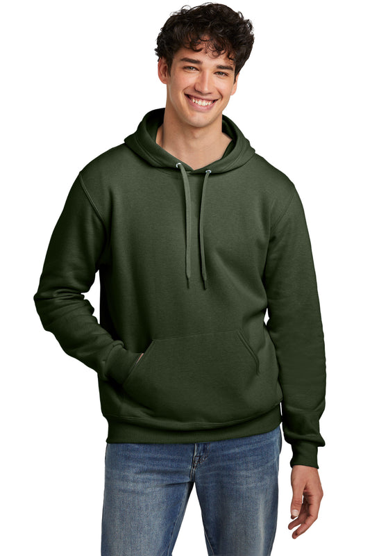 Jerzees Eco Premium Blend Pullover Hooded Sweatshirt 700M Military Green Heather