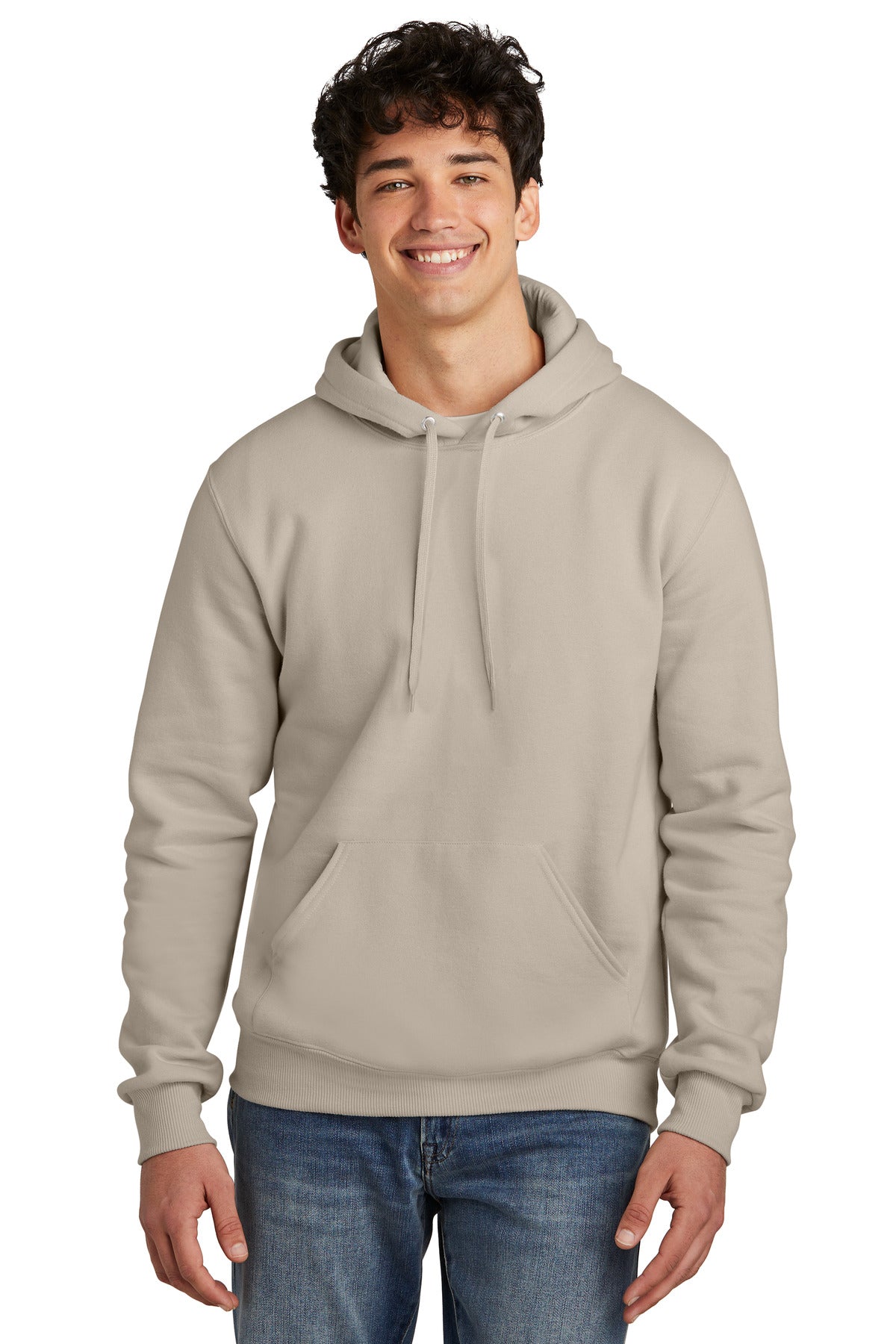 Jerzees Eco Premium Blend Pullover Hooded Sweatshirt 700M Putty
