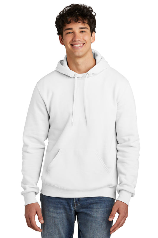 Jerzees Eco Premium Blend Pullover Hooded Sweatshirt 700M White