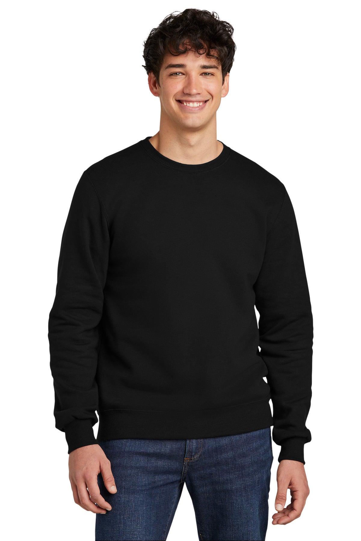 Jerzees Eco Premium Blend Crewneck Sweatshirt 701M Black Ink
