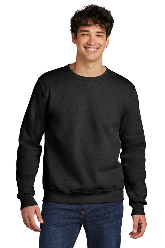 Jerzees Eco Premium Blend Crewneck Sweatshirt 701M Black Ink Heather