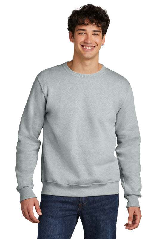 Jerzees Eco Premium Blend Crewneck Sweatshirt 701M Frost Grey Heather