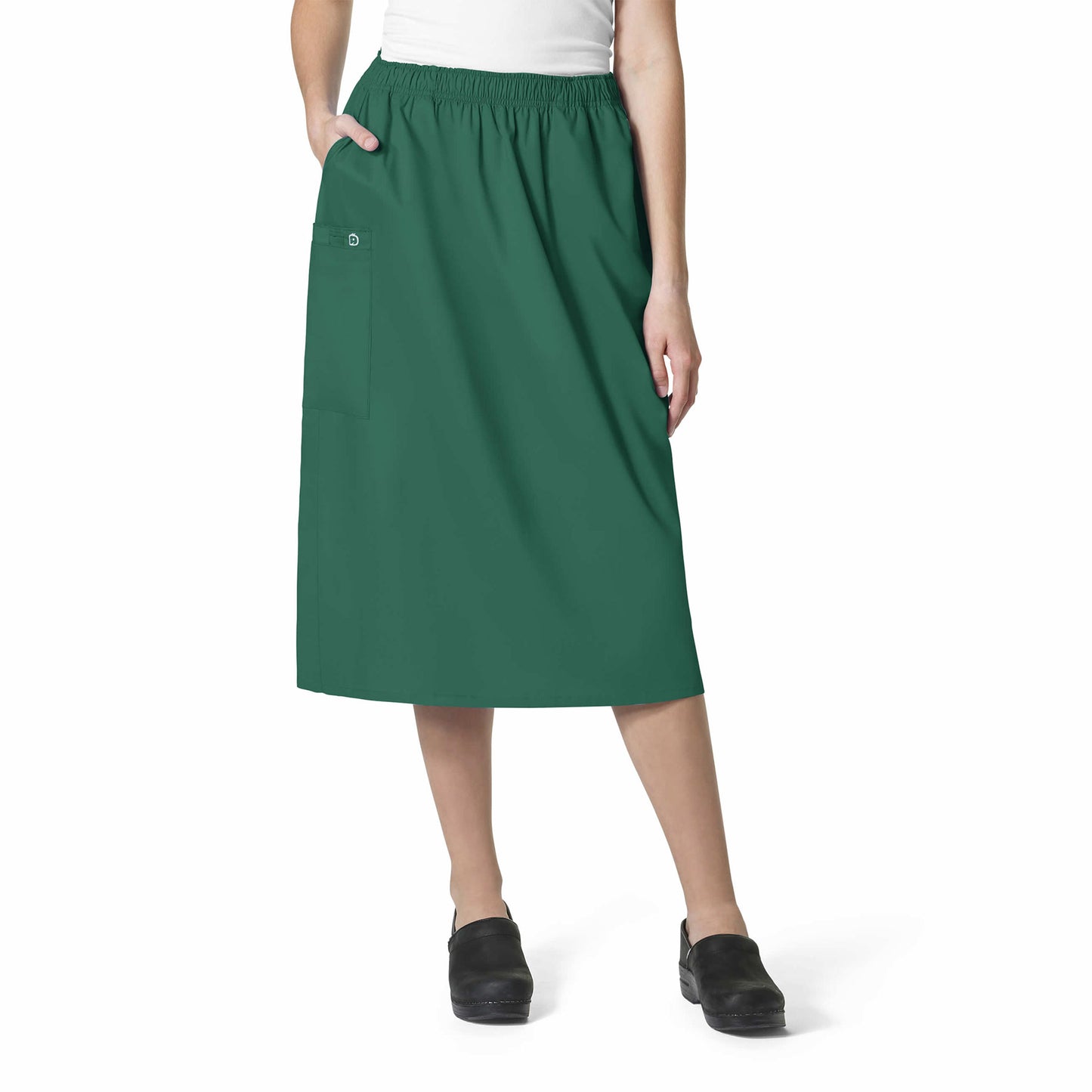 WonderWORK 701 Pull On Cargo Skirt Hunter