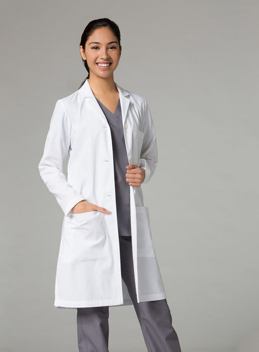 Labcoat 7156 Women’s Long Lab Coat White