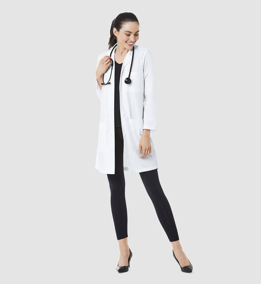 Labcoat 7156 Women's Long Lab Coat White