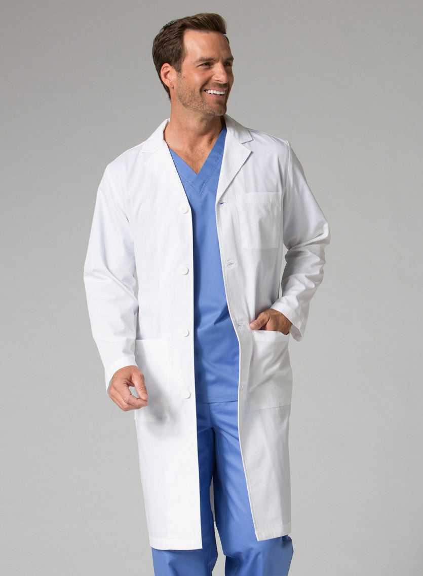 Labcoat 7256 Men’s Full Length Lab Coat White