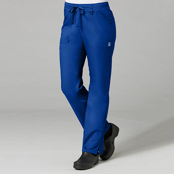 EON 7308 Women’s Full Elastic Zipper Pocket Cargo Pant Galaxy Blue