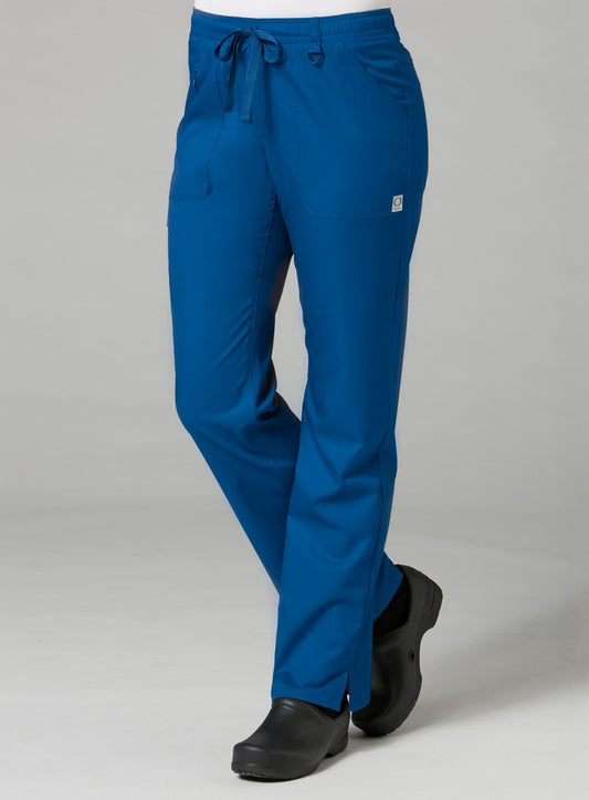 EON 7308 Women’s Full Elastic Zipper Pocket Cargo Pant Royal Blue