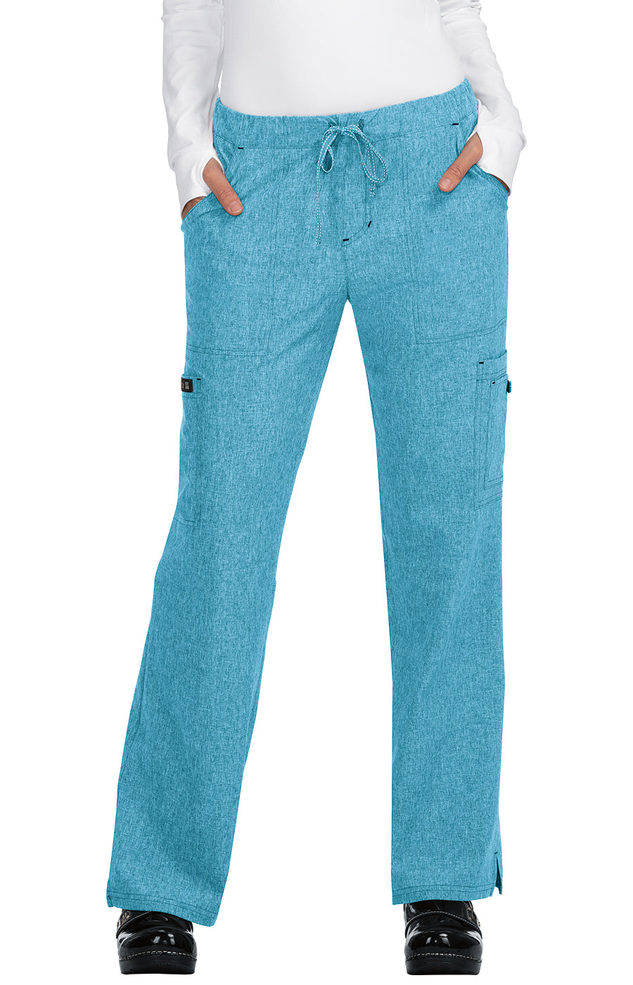 Basics 731 Holly Pants Heather Electric Blue