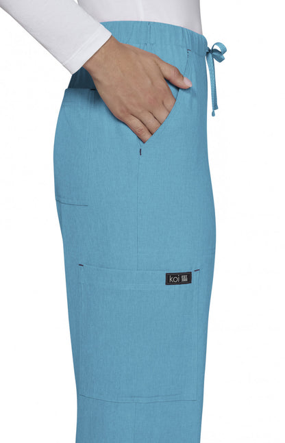 Basics 731 Holly Pants Heather Electric Blue