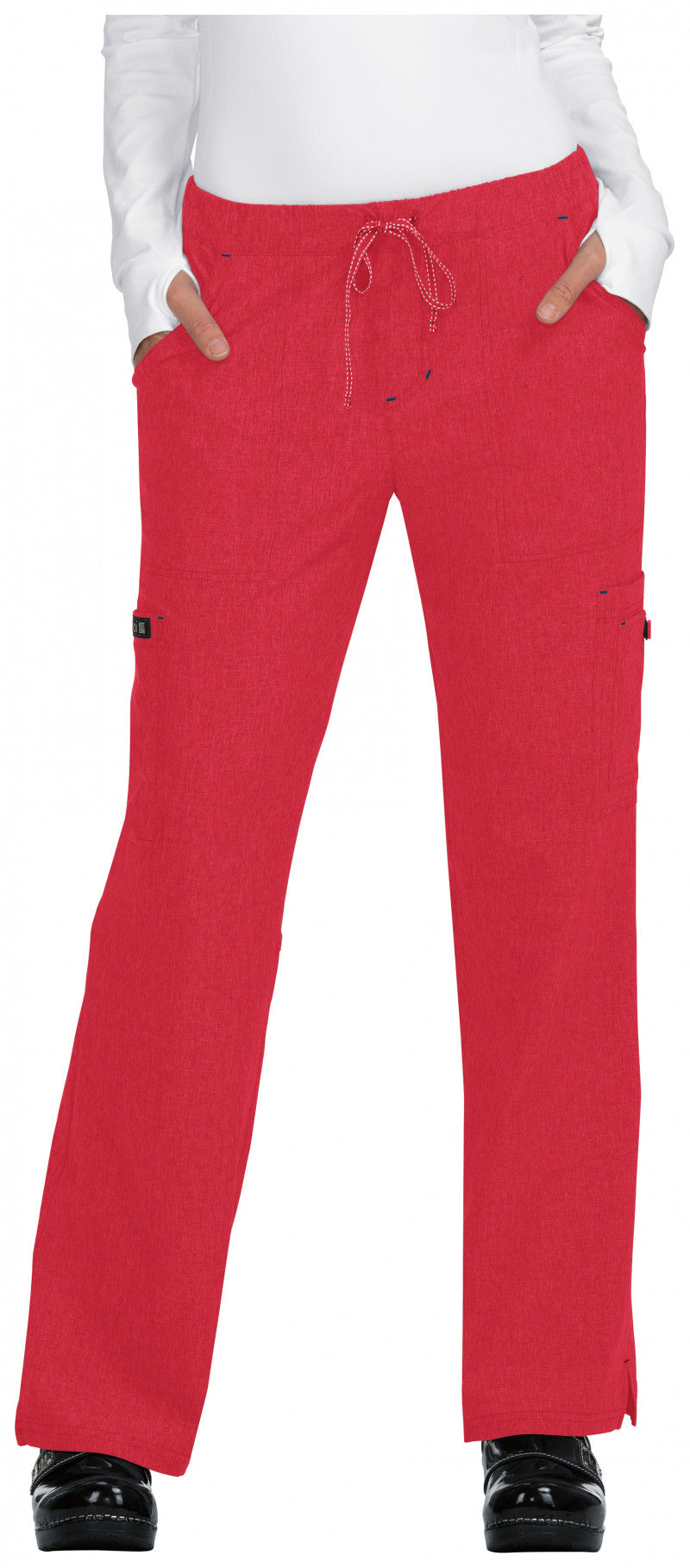 Basics 731 Holly Pants Heather Candy Red