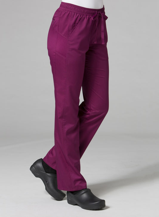 EON 7318 Women’s Sporty Mesh Panel Pant Wine