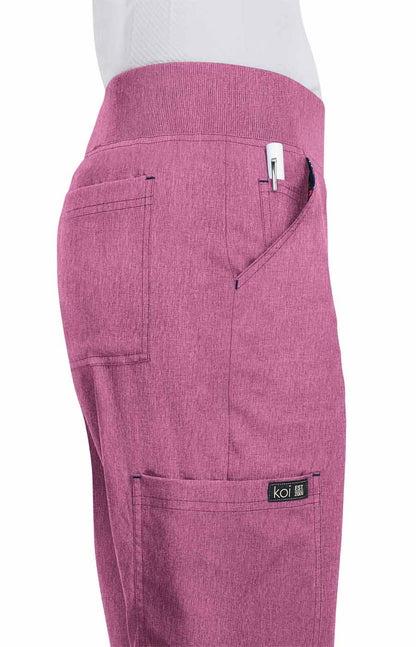 Basics 732 Laurie Pants Heather Azalea Pink