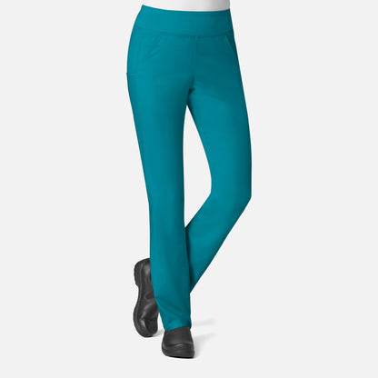 EON 7338 Women's 7 Pocket Yoga Pant Teal Blue