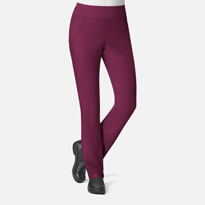 EON 7338 Women's 7 Pocket Yoga Pant Wine