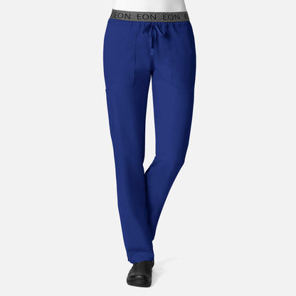 EON 7348 Women's Logo Waistband 7-Pocket Pant Galaxy Blue