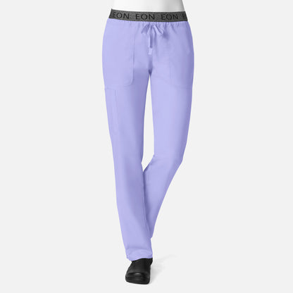 EON 7348 Women's Logo Waistband 7-Pocket Pant Lavender