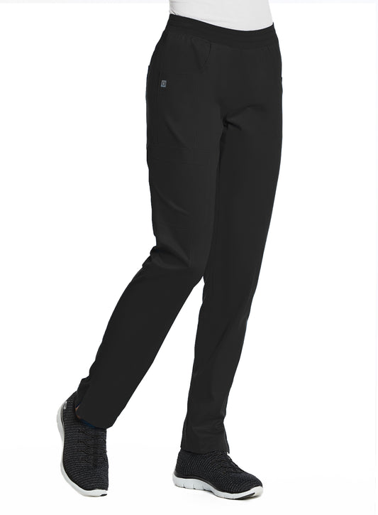EON Sport 7368 Women's Full Elastic Pull-on Pant Black
