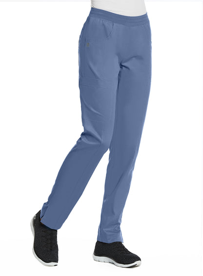 EON Sport 7368 Women's Full Elastic Pull-on Pant Infinity Blue