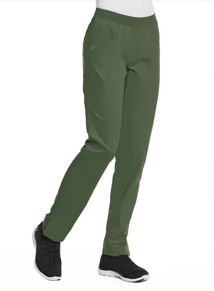 EON Sport 7368 Women's Full Elastic Pull-on Pant Olive