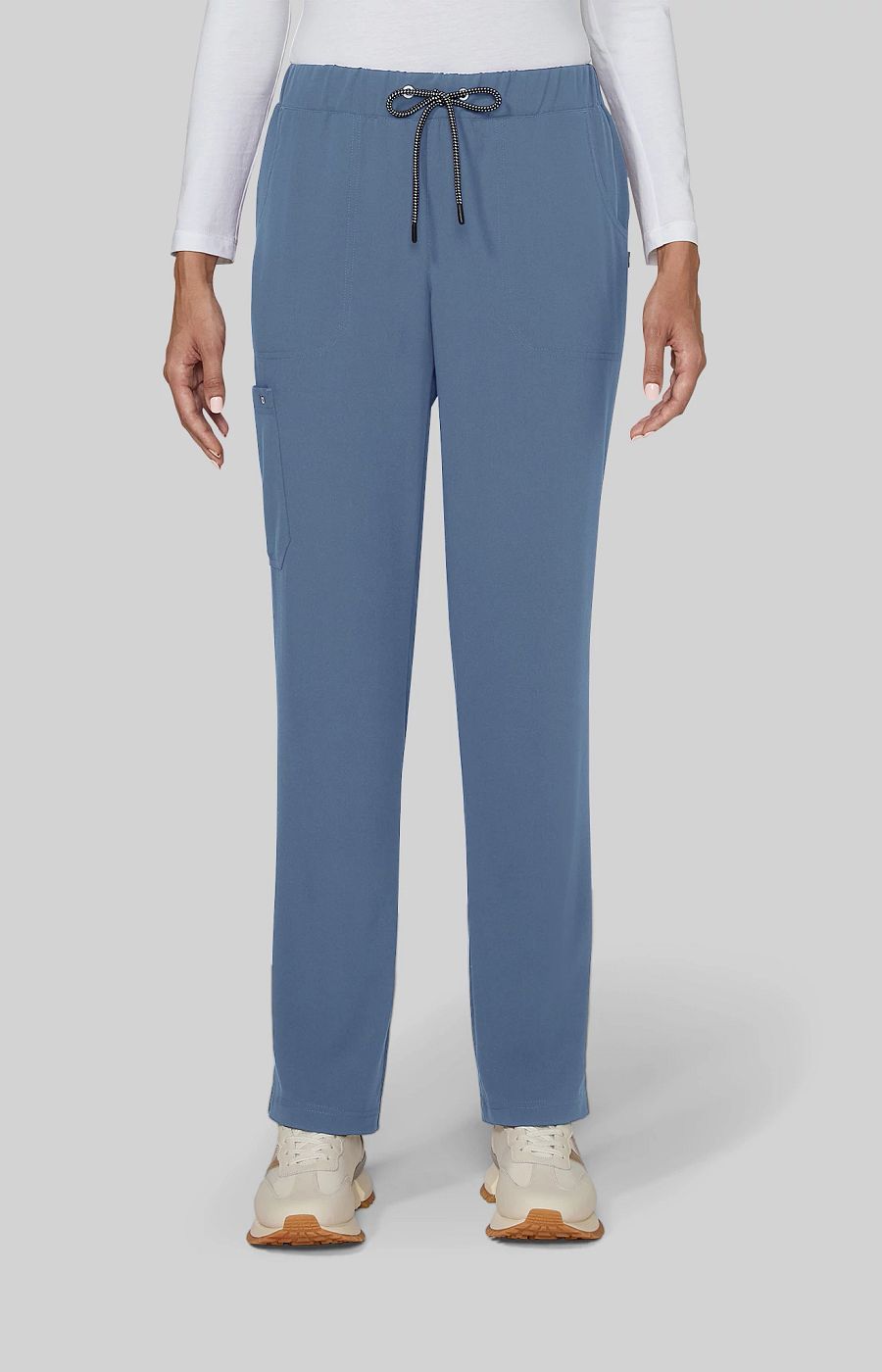 Next Gen Everyday Hero Women's 5-Pocket Cargo Scrub Pants Bluestone