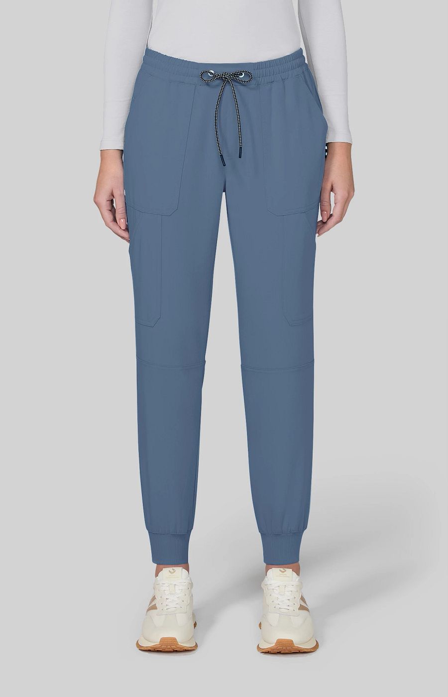 Next Gen Good Vibe Women's 7-Pocket Stretch Jogger Bluestone