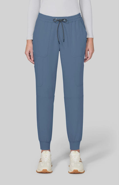 Next Gen Good Vibe Women's 7-Pocket Stretch Jogger Bluestone