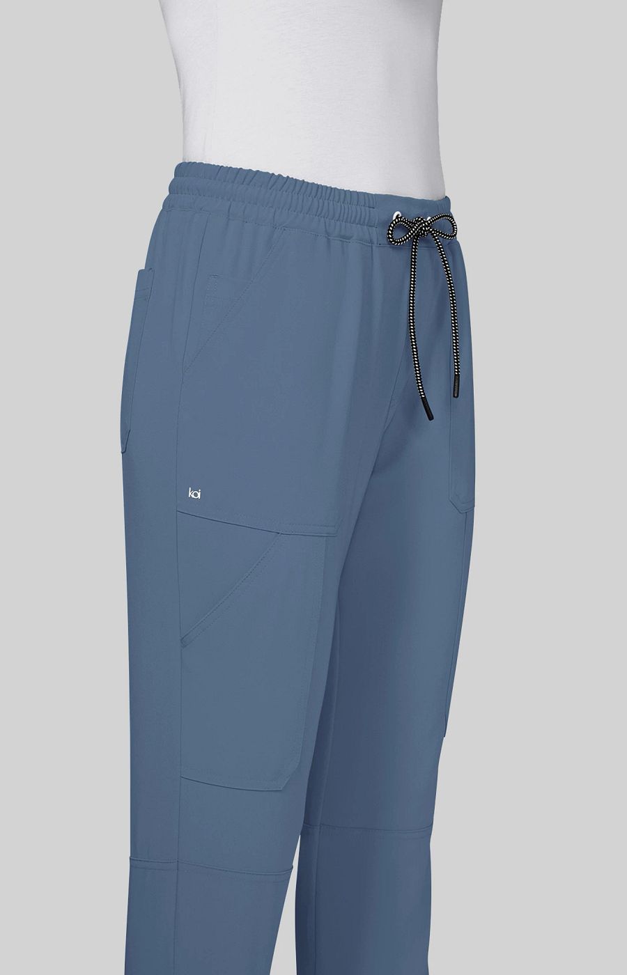Next Gen Good Vibe Women's 7-Pocket Stretch Jogger Bluestone