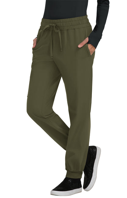 Basics 741 Gemma Jogger Pants Olive Green