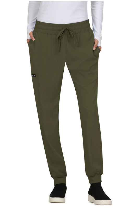 Basics 741 Gemma Jogger Pants Olive Green