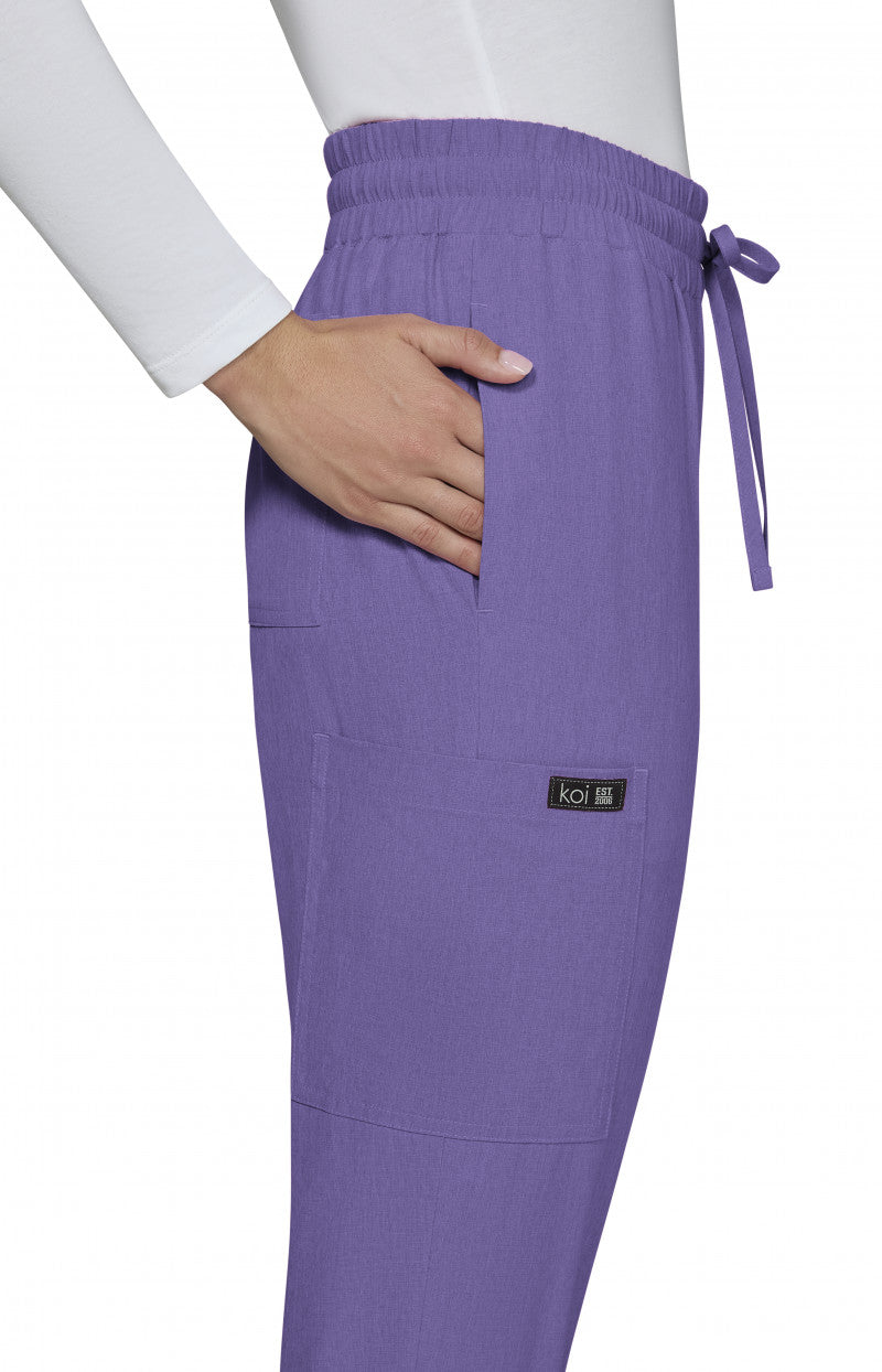 Basics 741 Gemma Jogger Pants Heather Wisteria